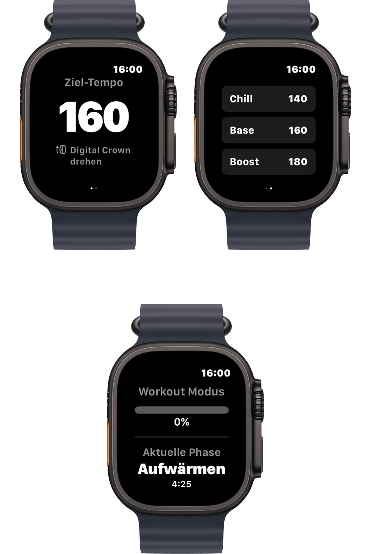 Beatrunner Pro App-Screenshot: Apple Watch App